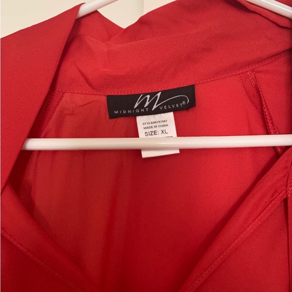 Midnight Velvet Scarlet Top